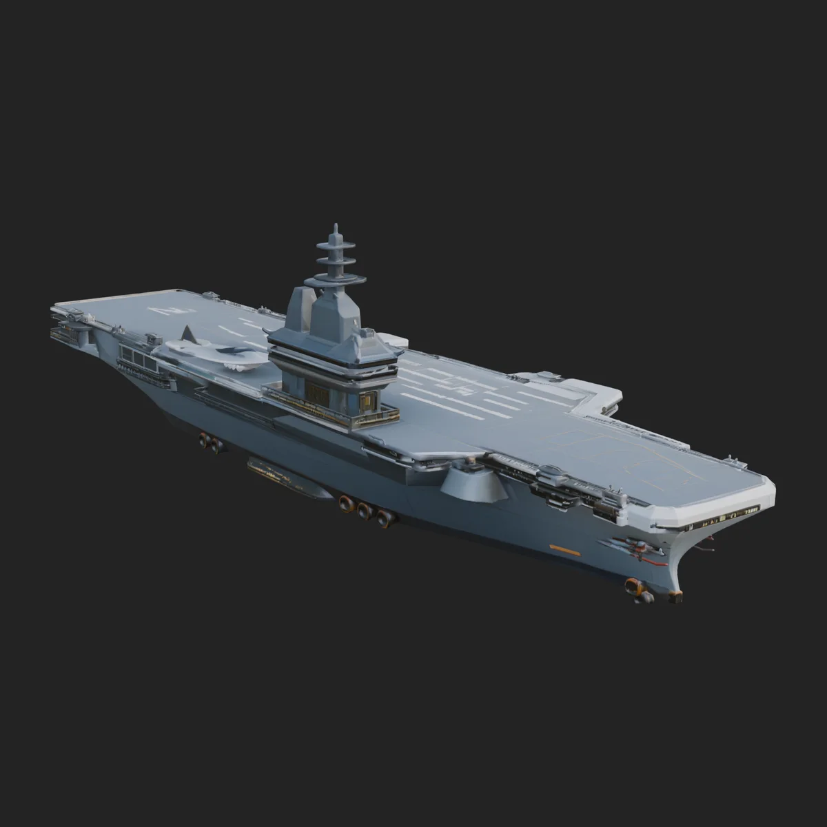 Aircraft Carrier Model Design 11