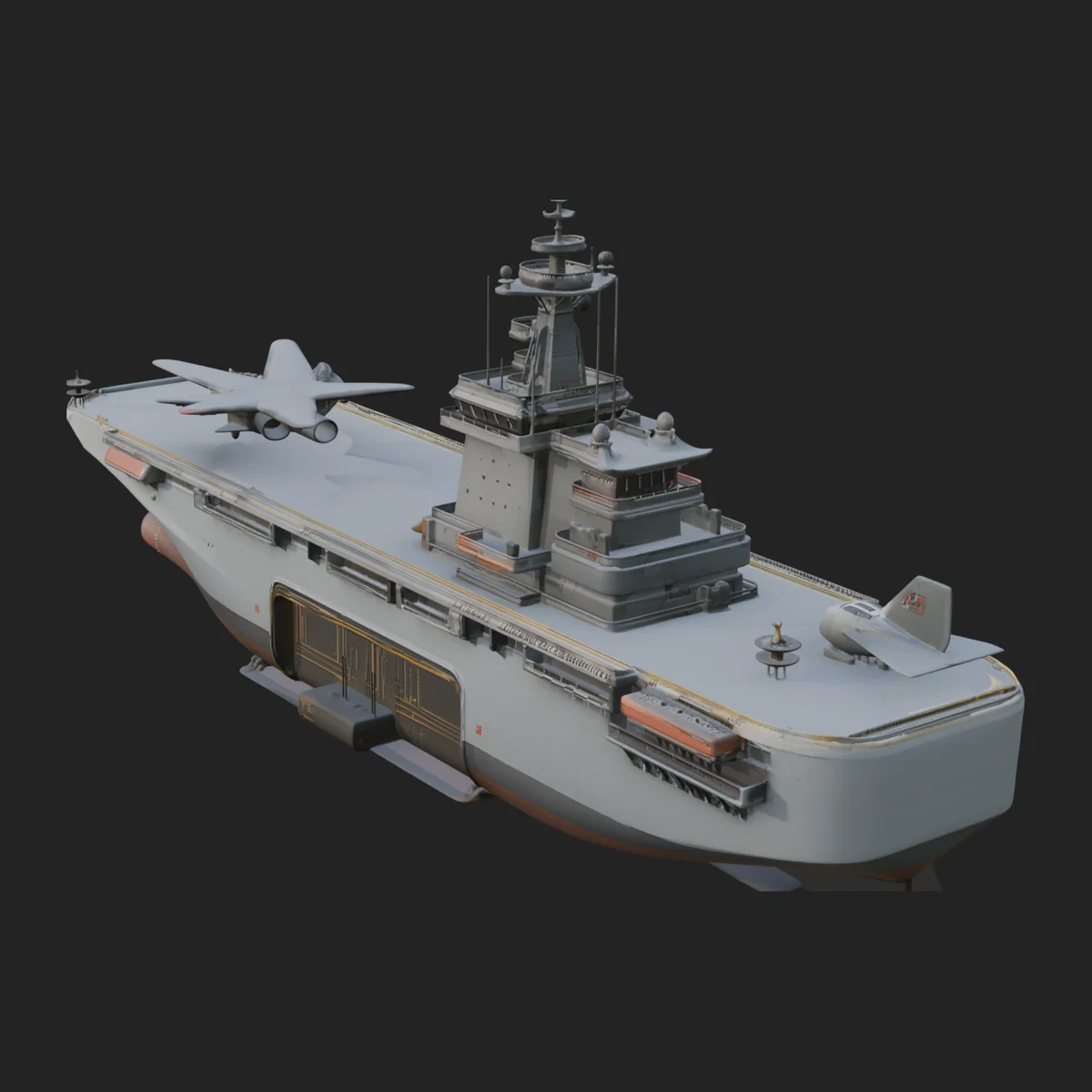 Aircraft Carrier Model Design 16
