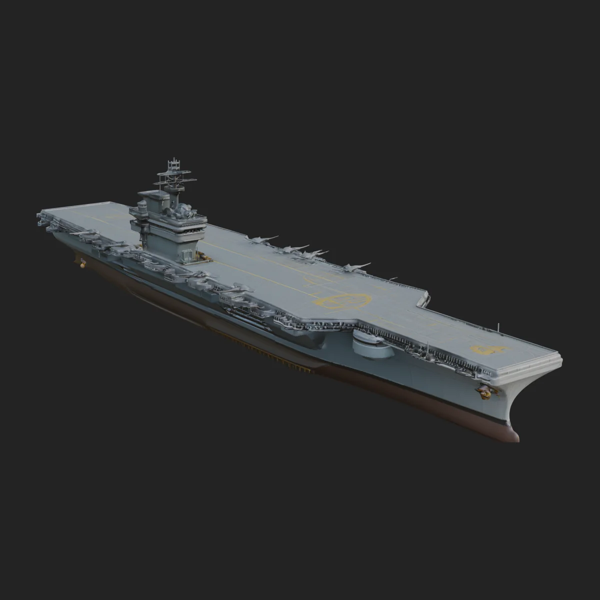 Aircraft Carrier Model Design 7
