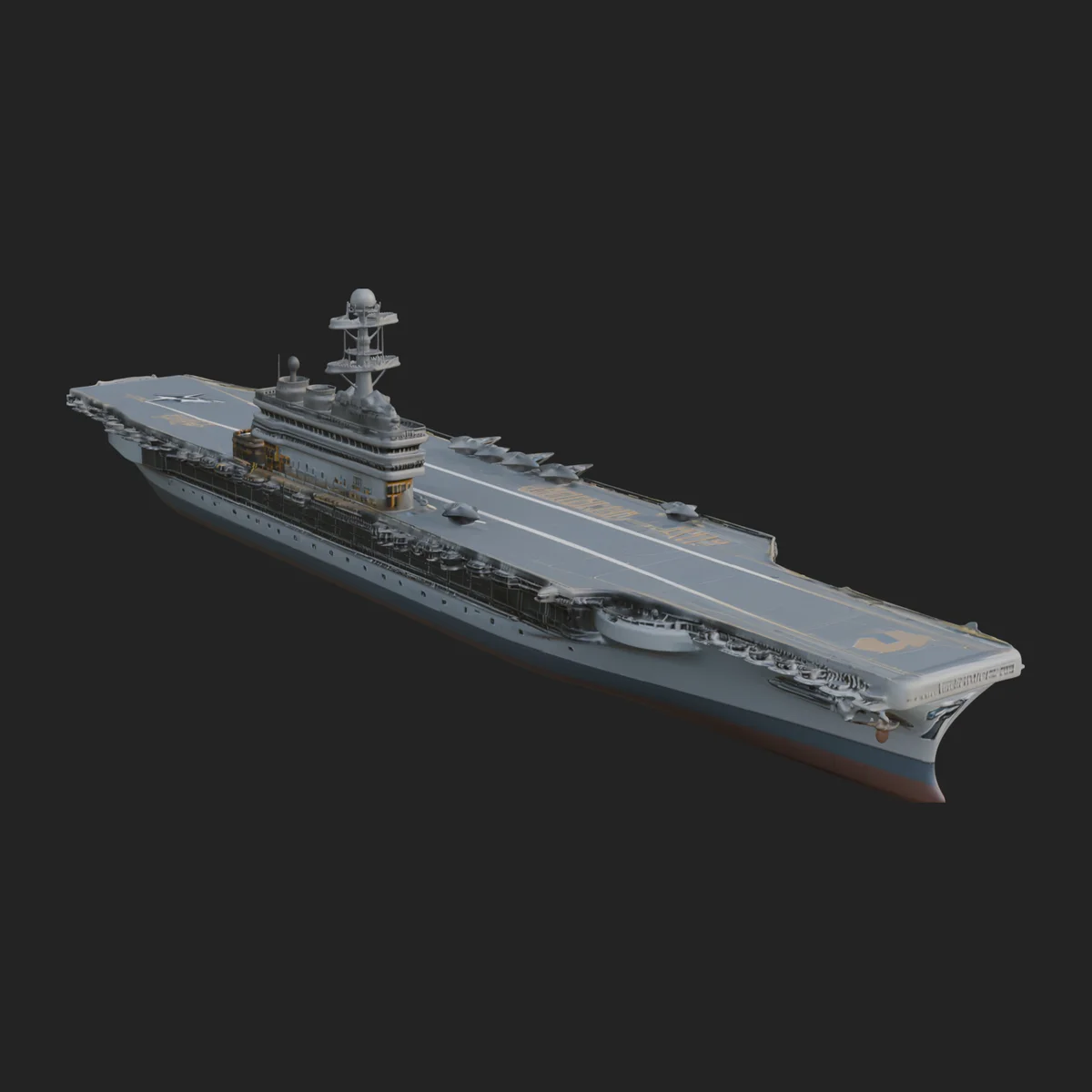 Aircraft Carrier Model Design 8