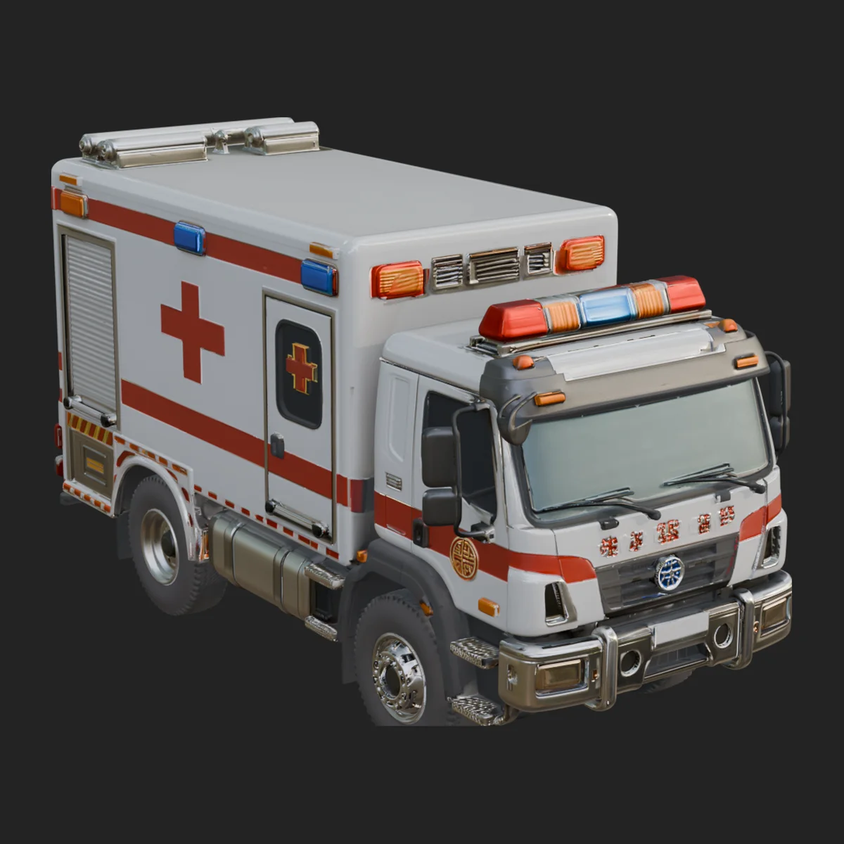 Ambulance Truck Model Design 2