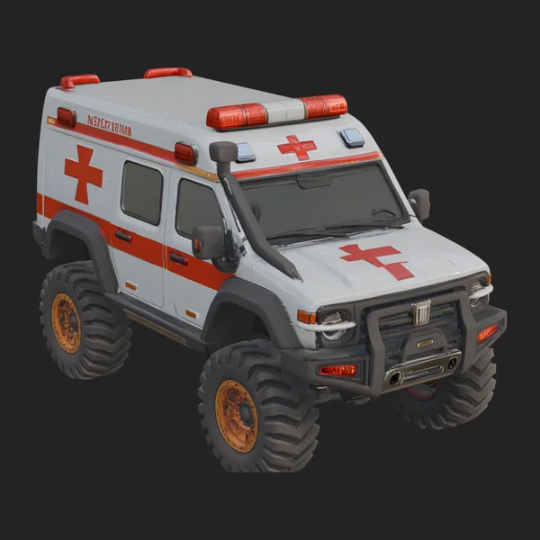 Ambulance Truck Model Design 5
