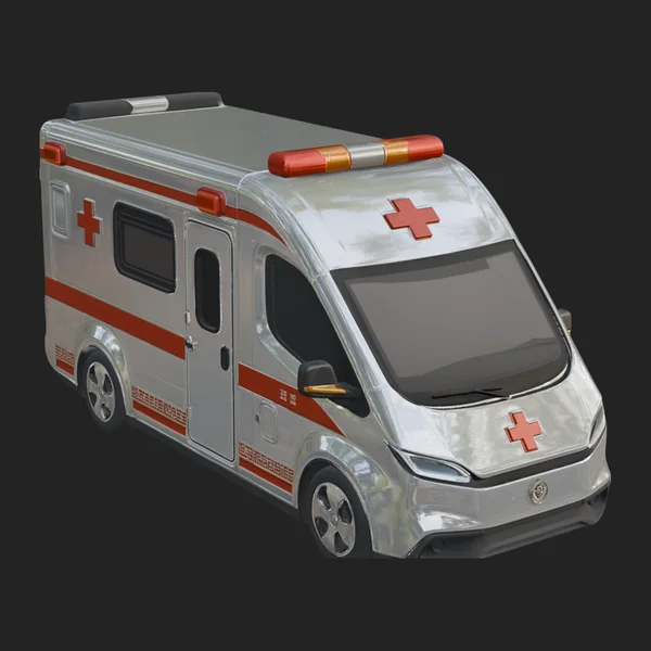 Ambulance Van Model Design 2