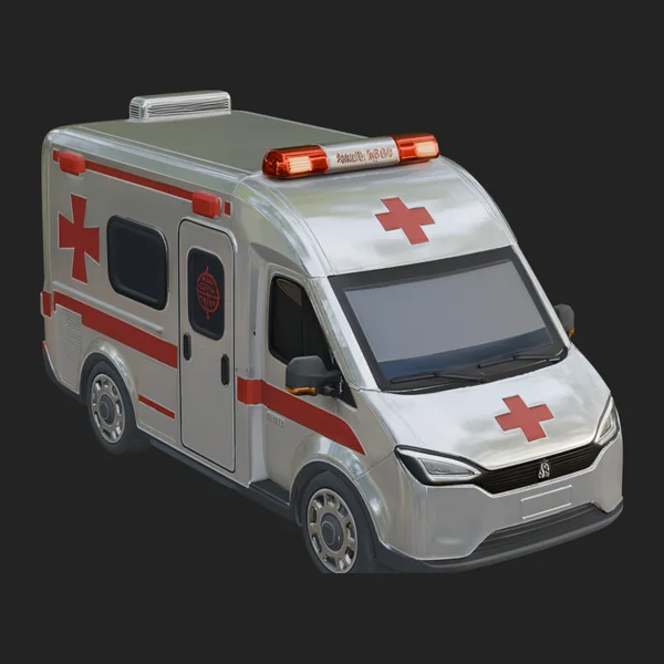 Ambulance Van Model Design 6