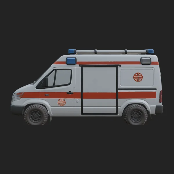 Ambulance Van Model Design 7