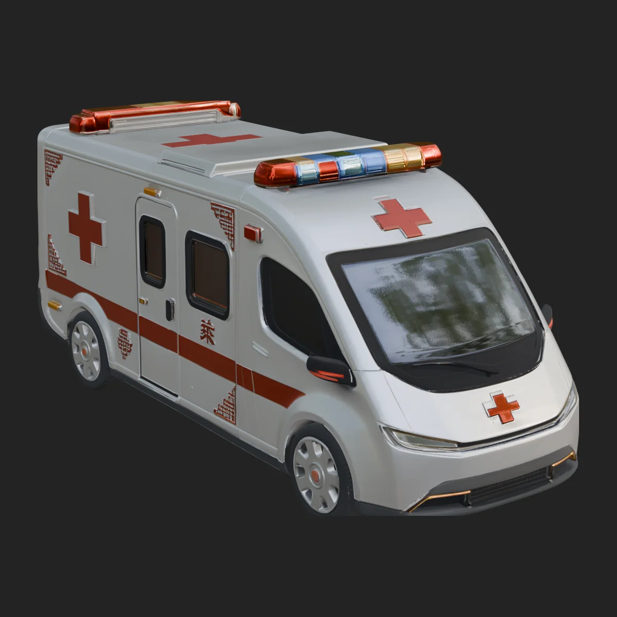 Ambulance Van Model Design 8