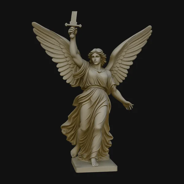 Angel of Victory Statue Design 2