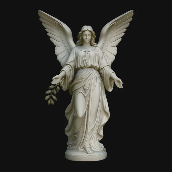 Angel with Olive Branch Statue Design 2