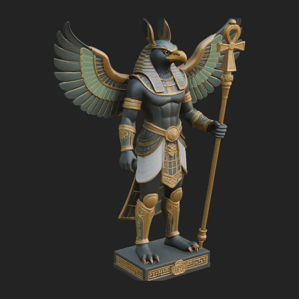 Anubis Egyptian God Statue Design 11