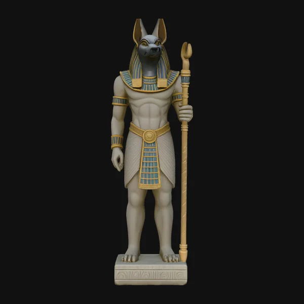 Anubis Egyptian God Statue Design 2