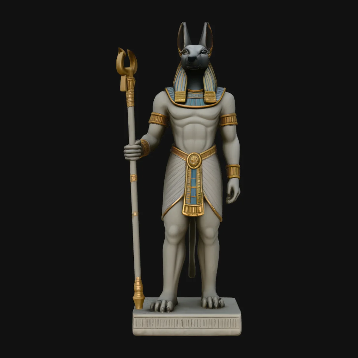 Anubis Egyptian God Statue Design 5