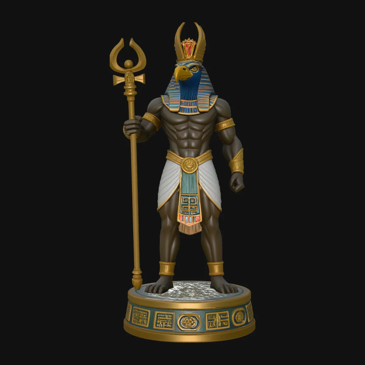 Anubis Egyptian God Statue Design 6