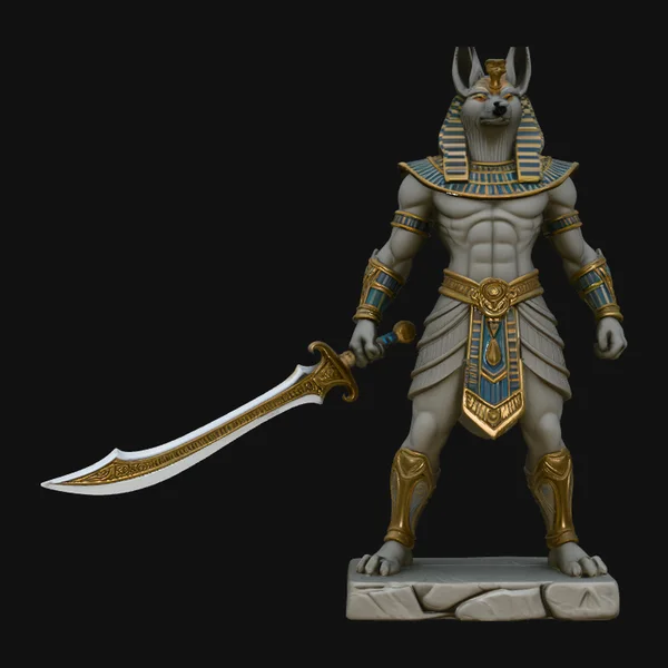 Anubis Warrior Statue Design 1