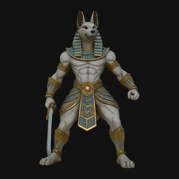 Anubis Warrior Statue Design 2