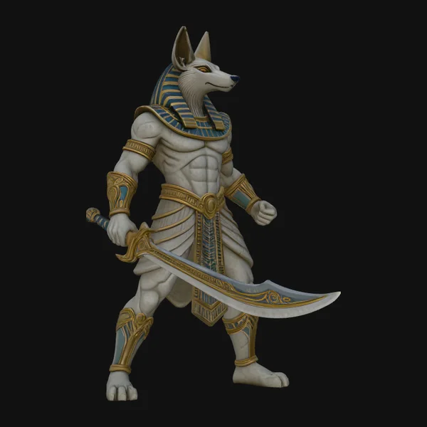Anubis Warrior Statue Design 3