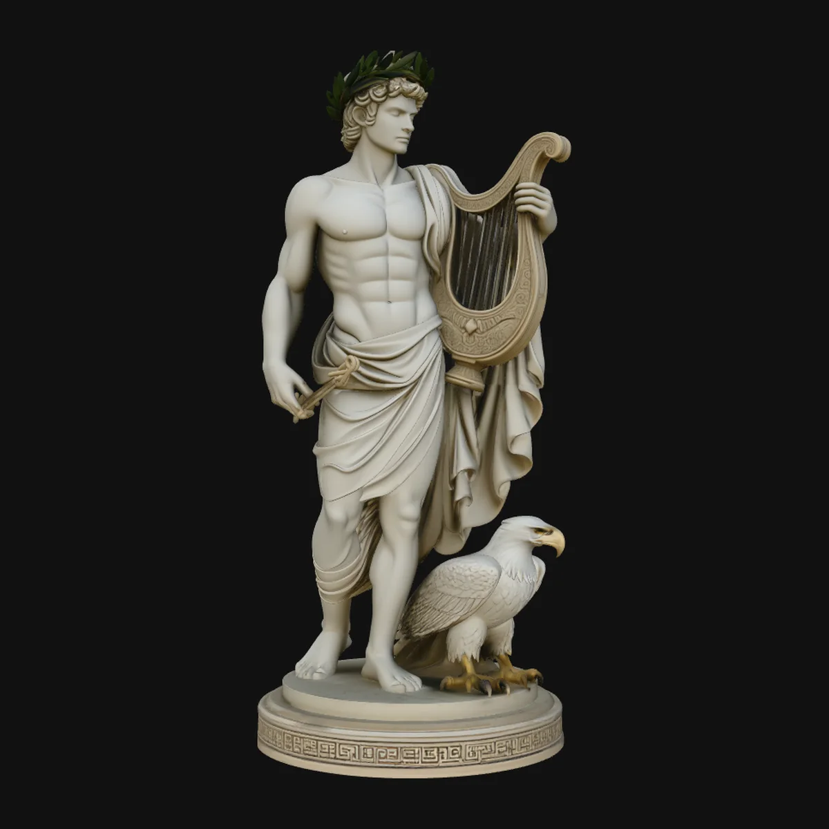 Apollo and the Eagle Statue Design 1