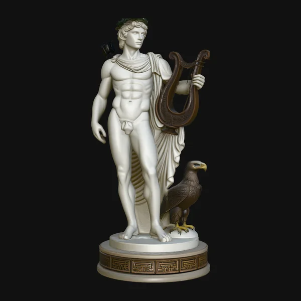 Apollo and the Eagle Statue Design 3