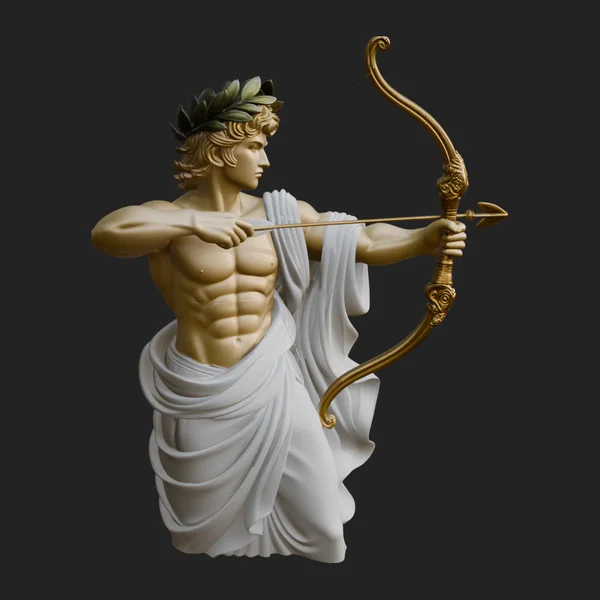 Apollo with Bow Statue Design 1