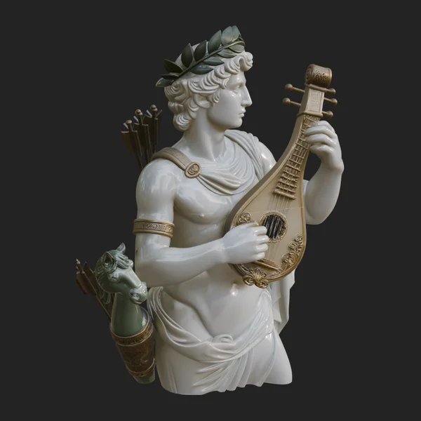 Apollo with Lyre Statue Design 6
