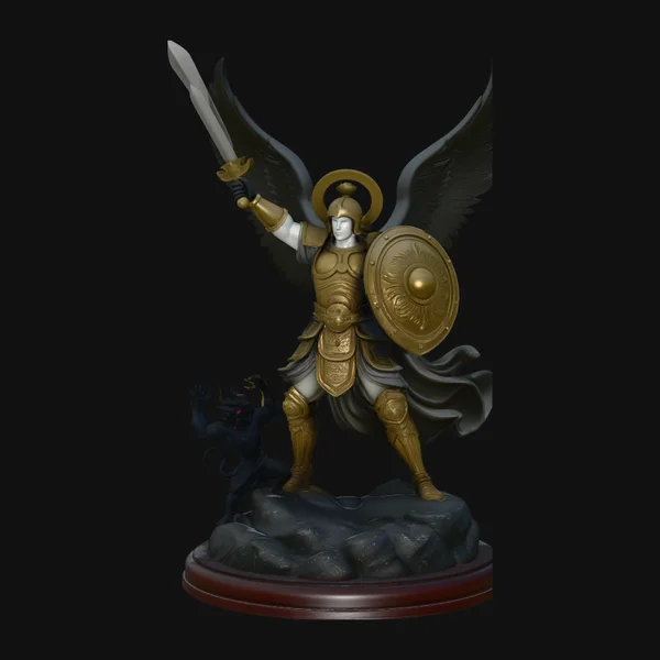 Archangel Michael Warrior Statue Design 10