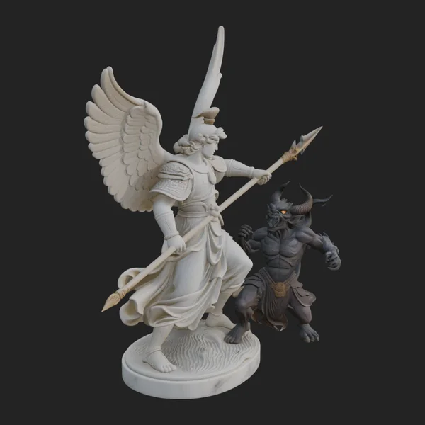 Archangel Michael Warrior Statue Design 15