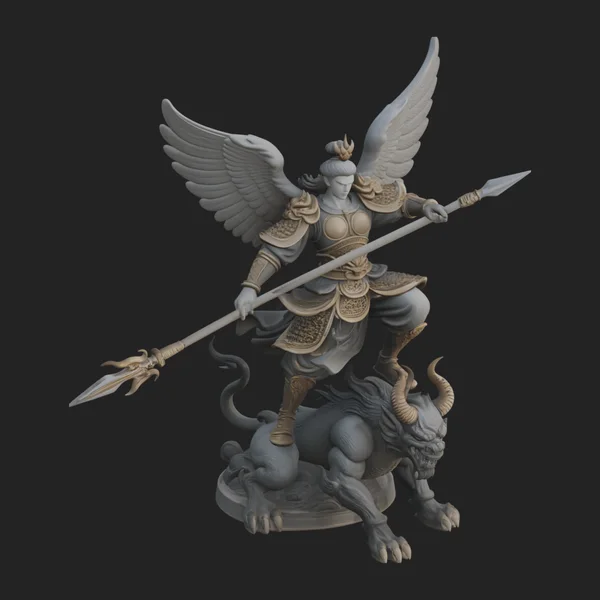 Archangel Michael Warrior Statue Design 19