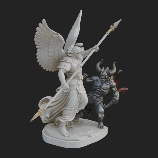 Archangel Michael Warrior Statue Design 20
