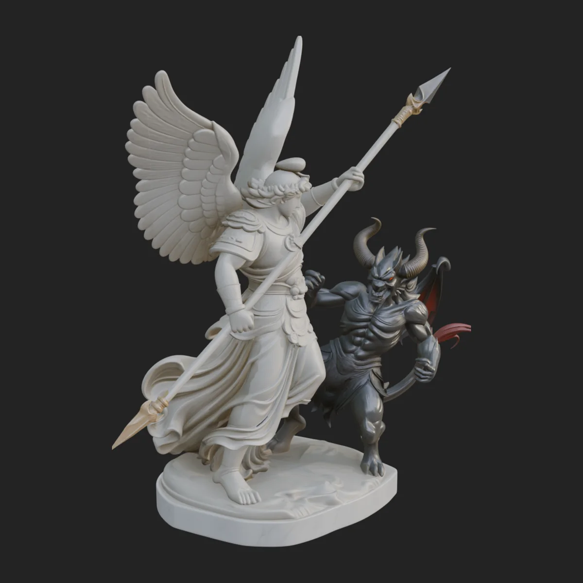 Archangel Michael Warrior Statue Design 20
