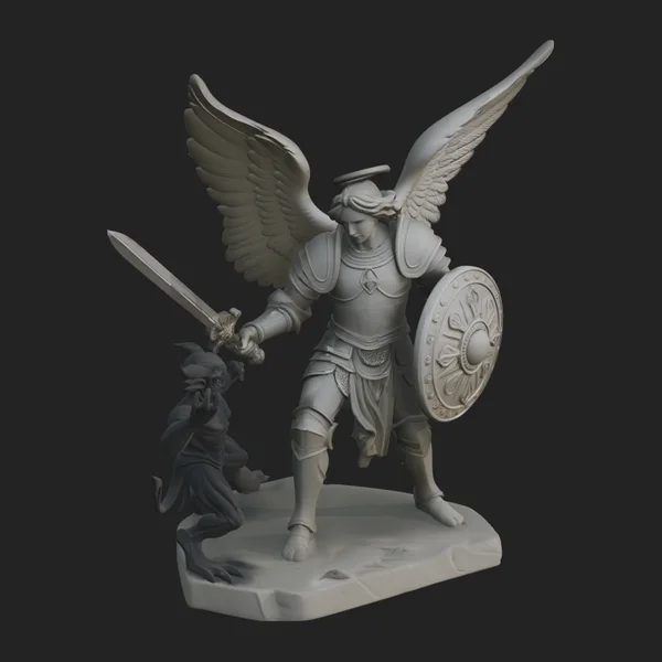 Archangel Michael Warrior Statue Design 25