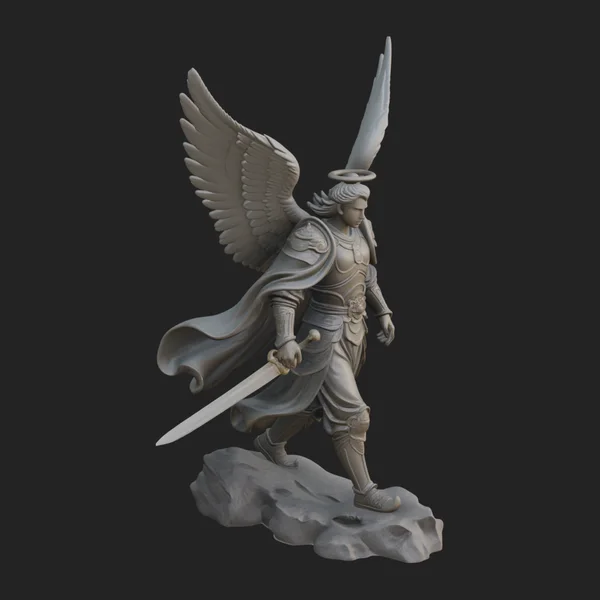 Archangel Michael Warrior Statue Design 26