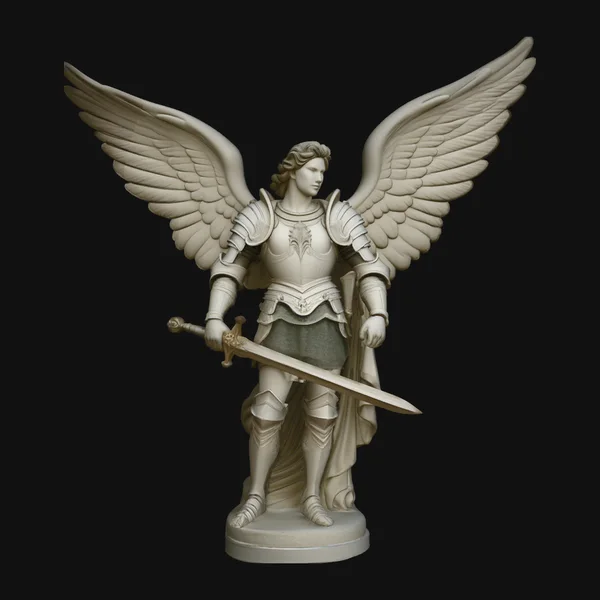 Archangel Michael Warrior Statue Design 3