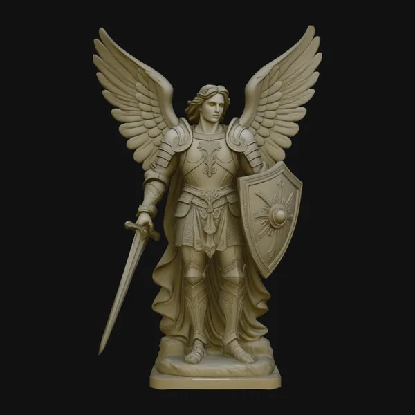 Archangel Michael Warrior Statue Design 5