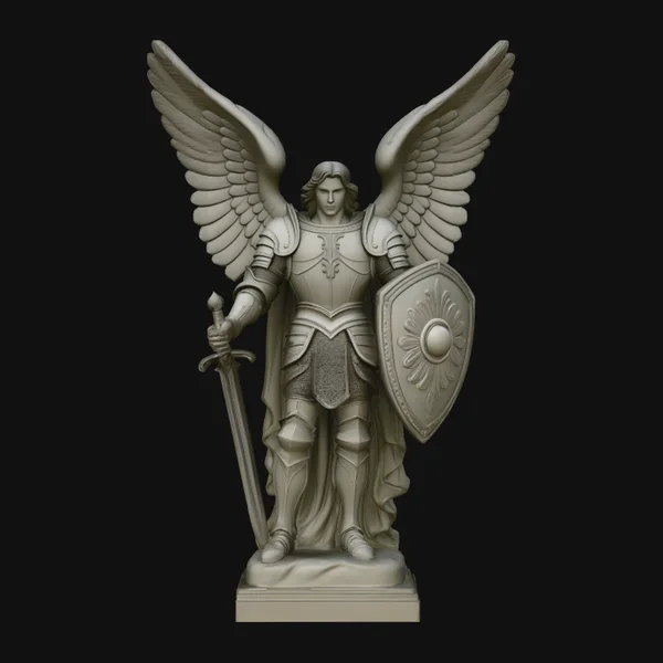 Archangel Michael Warrior Statue Design 7