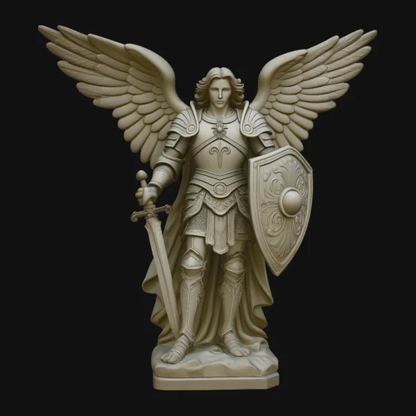 Archangel Michael Warrior Statue Design 8