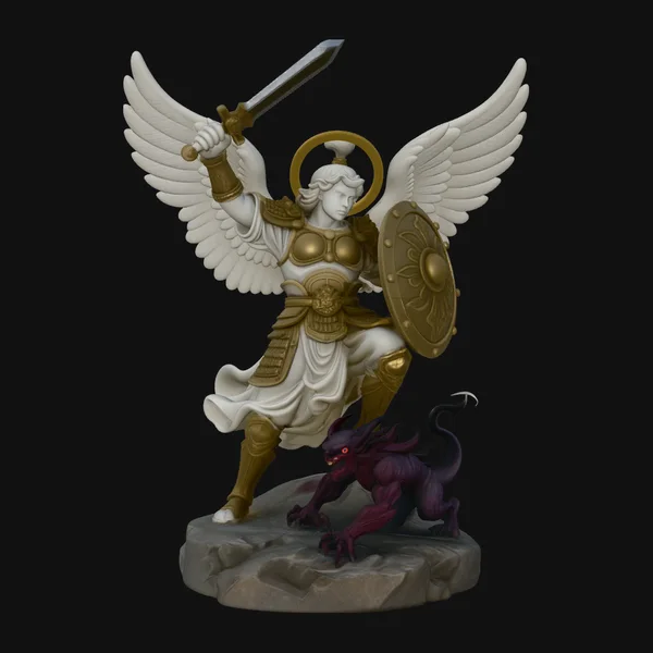Archangel Michael Warrior Statue Design 9