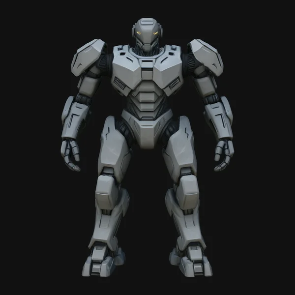 Armored Exosuit Robot Statue Design 3