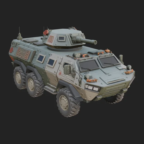 Armored Security Truck Model Design 11