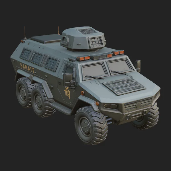 Armored Security Truck Model Design 12
