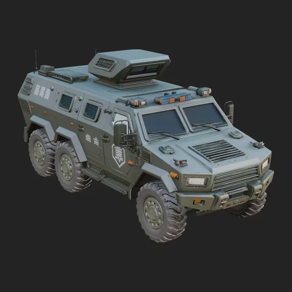 Armored Security Truck Model Design 14