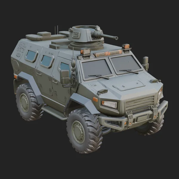 Armored Security Truck Model Design 16