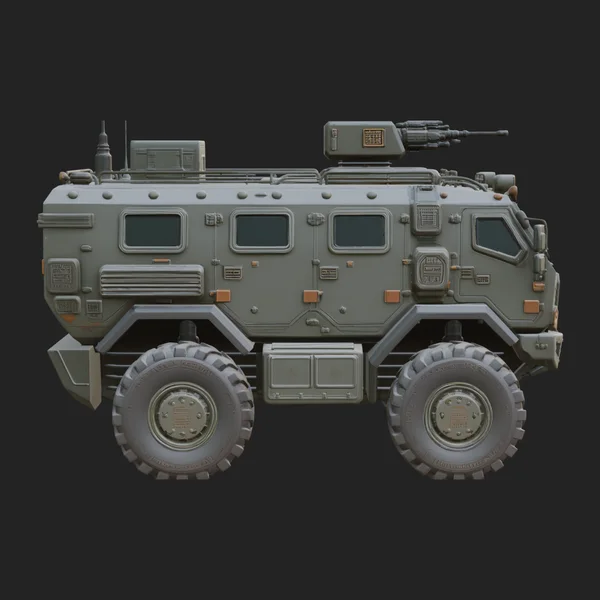 Armored Security Truck Model Design 18