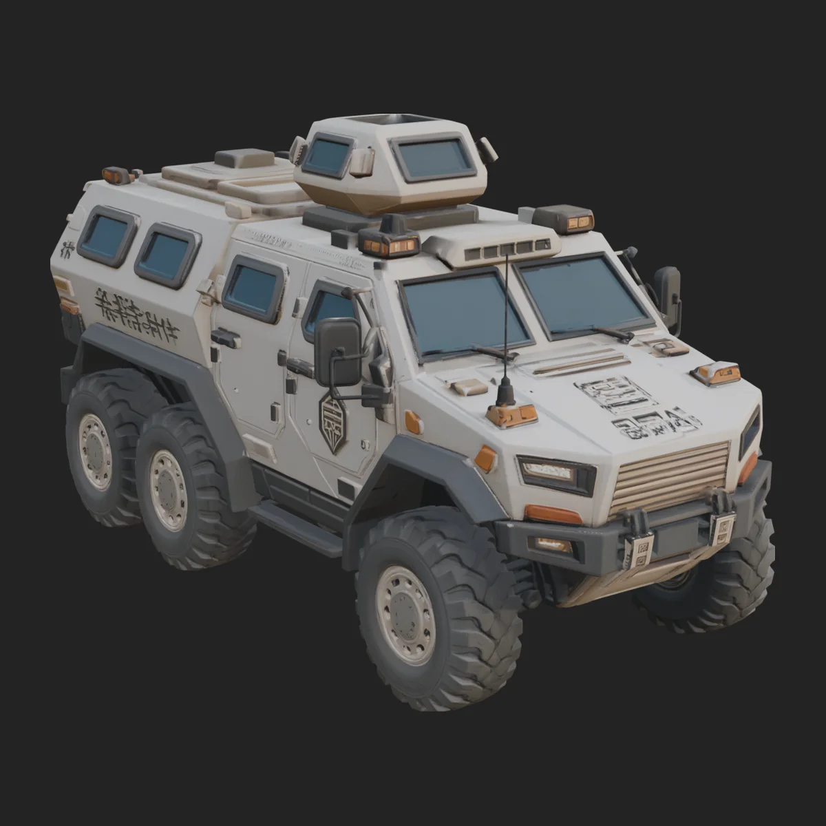 Armored Security Truck Model Design 19