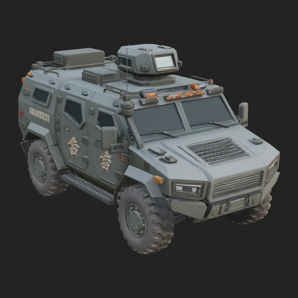 Armored Security Truck Model Design 2