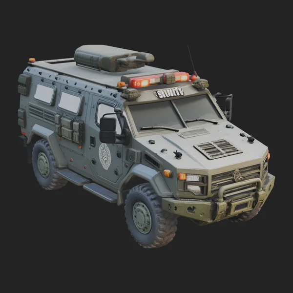 Armored Security Truck Model Design 21