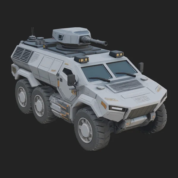 Armored Security Truck Model Design 22