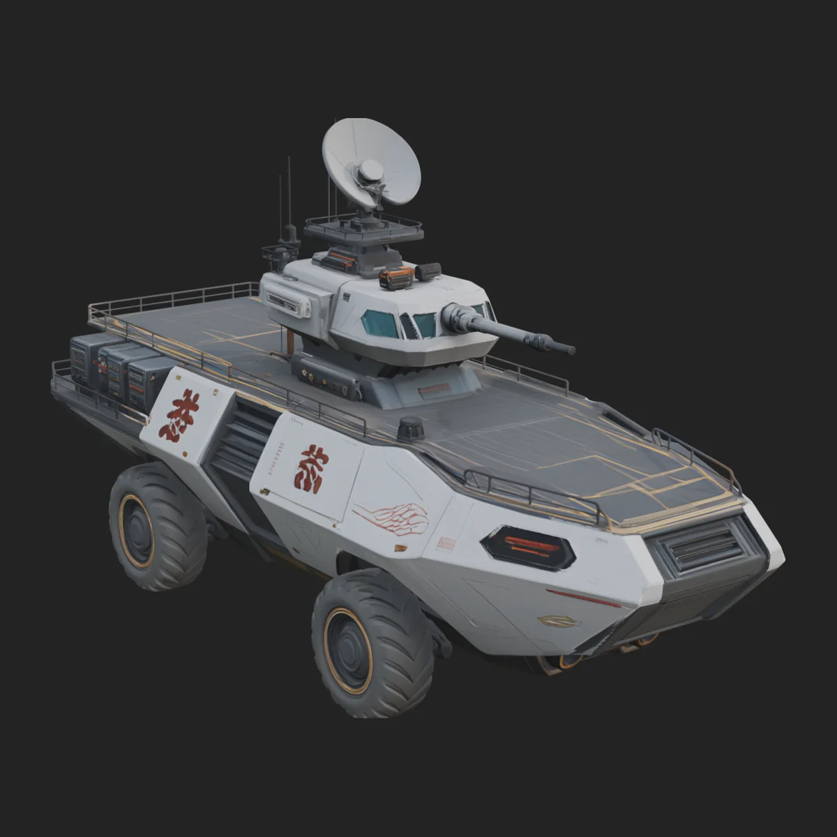 Armored Security Truck Model Design 25