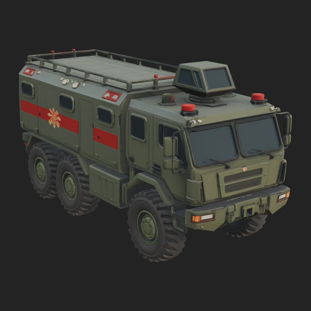 Armored Security Truck Model Design 5