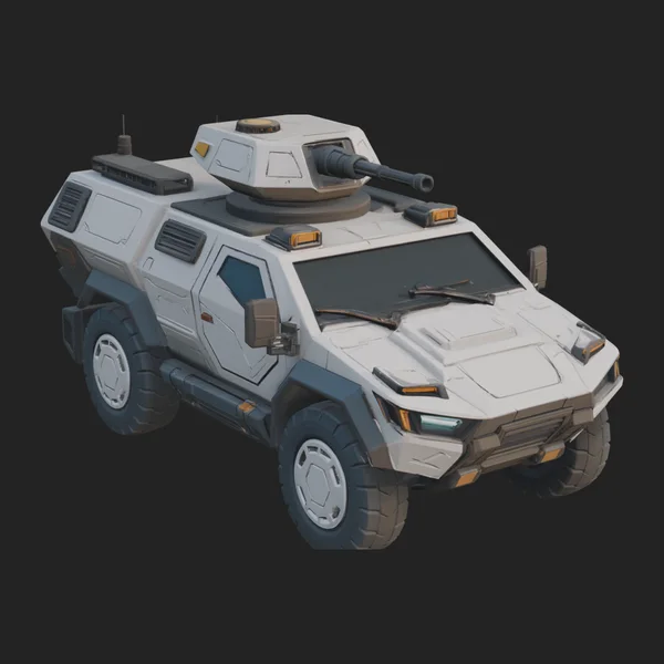 Armored Security Truck Model Design 7