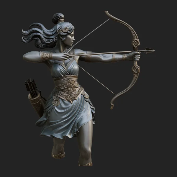 Artemis the Archer Statue Design 1