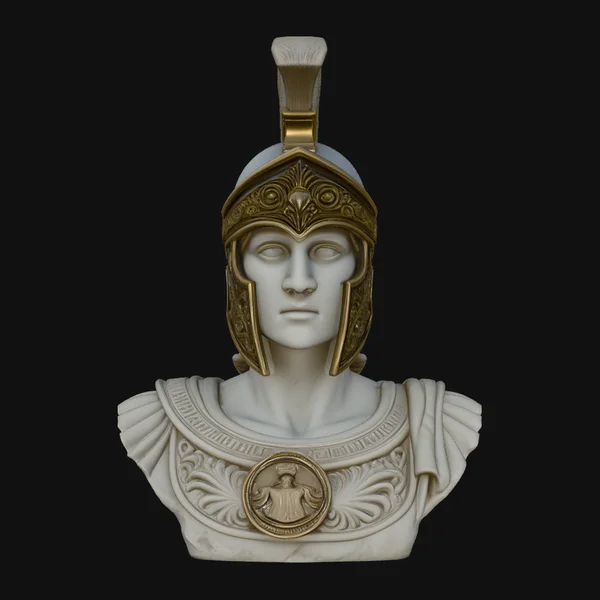 Athena Warrior Bust Pendant Design 4